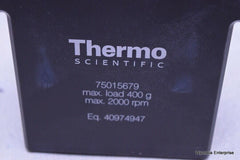 THERMO SCIENTIFIC SORVALL HERAEUS 75015679 CENTRIFUGE BUCKETS W/ CARD HOLDER