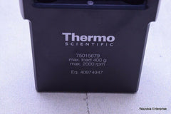 THERMO SCIENTIFIC SORVALL HERAEUS 75015679 CENTRIFUGE BUCKETS W/ CARD HOLDER