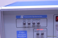 TRANSONIC SYSTEM INC MODEL T101 ULTRASONIC BLOODFLOW METER