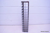 STAINLESS STEEL LABORATORY CRYO STORAGE FREEZER RACK CRYOGENIC 5 ½ x 5 ¾ x28 ¼