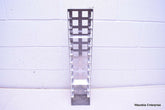 STAINLESS STEEL LABORATORY CRYO STORAGE FREEZER RACK CRYOGENIC 5 ½x 5 ¾ x26 ½