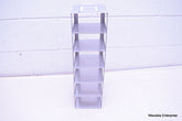 STAINLESS STEEL LABORATORY CRYO STORAGE FREEZER RACK CRYOGENIC 5 ⅜ x 5 ½ x 20