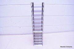 STAINLESS STEEL LABORATORY CRYO STORAGE FREEZER RACK CRYOGENIC 5½ x 5½ x 25¼