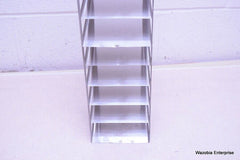 STAINLESS STEEL LABORATORY CRYO STORAGE FREEZER RACK CRYOGENIC 5½ x 5½ x 25¼