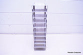 STAINLESS STEEL LABORATORY CRYO STORAGE FREEZER RACK CRYOGENIC 5½ x 5½ x 22⅛