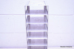 STAINLESS STEEL LABORATORY CRYO STORAGE FREEZER RACK CRYOGENIC 5½ x 5½ x 22⅛