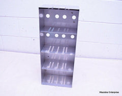 STAINLESS STEEL LABORATORY CRYO STORAGE FREEZER RACK CRYOGENIC 9 X 5½ x 22¼