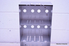 STAINLESS STEEL LABORATORY CRYO STORAGE FREEZER RACK CRYOGENIC 9 X 5½ x 22¼