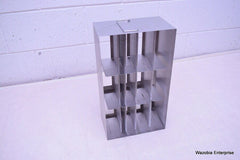 STAINLESS STEEL LABORATORY CRYO STORAGE FREEZER RACK CRYOGENIC 9⅜ x 5½ x 16½