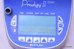 COLIN PRODIGY PRESS MATE II 2240 PATIENT VITAL SIGNS MONITOR