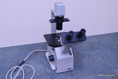 NIKON TMS INVERTED TISSUE CULTURE MICROSCOPE 20X 10X 4 X OBJECTIVES
