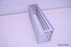 STAINLESS STEEL LABORATORY CRYO STORAGE FREEZER RACK CRYOGENIC 21¼ x 5½ x 8