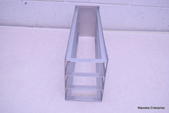 STAINLESS STEEL LABORATORY CRYO STORAGE FREEZER RACK CRYOGENIC 21¼ x 5½ x 8