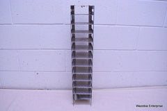 STAINLESS STEEL LABORATORY CRYO STORAGE FREEZER RACK CRYOGENIC 5⅝ x 5⅝ x 28½