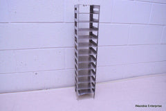 STAINLESS STEEL LABORATORY CRYO STORAGE FREEZER RACK CRYOGENIC 5⅝ x 5⅝ x 28½