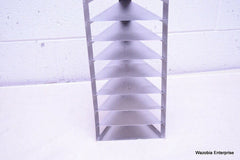 STAINLESS STEEL LABORATORY CRYO STORAGE FREEZER RACK CRYOGENIC 8¼ x 9¼ x 23¼