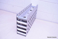 STAINLESS STEEL LABORATORY CRYO STORAGE FREEZER RACK CRYOGENIC 5⅝ X 22 x 12