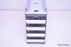 STAINLESS STEEL LABORATORY CRYO STORAGE FREEZER RACK CRYOGENIC 5⅝ X 22 x 12
