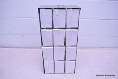 STAINLESS STEEL LABORATORY CRYO STORAGE FREEZER RACK CRYOGENIC 10⅝ x 5½ x 22