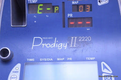 COLIN PRODIGY PRESS MATE II 2220 PATIENT VITAL SIGNS MONITOR 2120
