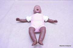 AFRICAN AMERICAN BABY CPR PRACTICE