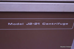 BECKMAN J2-21 CENTRIFUGE WITH NO ROTOR