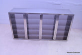 STAINLESS STEEL LABORATORY CRYO STORAGE FREEZER RACK CRYOGENIC 22 x 5 ½ x 9 ½