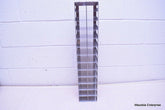 STAINLESS STEEL LABORATORY CRYO STORAGE FREEZER RACK CRYOGENIC 5 ¾x5 ½x28 ¼