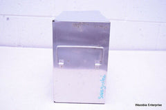 STAINLESS STEEL LABORATORY CRYO STORAGE FREEZER RACK CRYOGENIC 12⅜ x 5⅞ x 9½