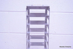 STAINLESS STEEL LABORATORY CRYO STORAGE FREEZER RACK CRYOGENIC 5½ x 5½ x 26¼