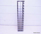 STAINLESS STEEL LABORATORY CRYO STORAGE FREEZER RACK CRYOGENIC 5½ x 5½ x 28¼