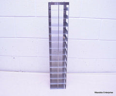 STAINLESS STEEL LABORATORY CRYO STORAGE FREEZER RACK CRYOGENIC 5½ x 5½ x 28¼