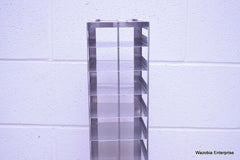STAINLESS STEEL LABORATORY CRYO STORAGE FREEZER RACK CRYOGENIC 5½ x 5½ x 28¼
