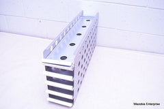 STAINLESS STEEL LABORATORY CRYO STORAGE FREEZER RACK CRYOGENIC 5½ X 27 x 12
