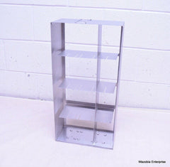 STAINLESS STEEL LABORATORY CRYO STORAGE FREEZER RACK CRYOGENIC 11 X 5½ x 22¼