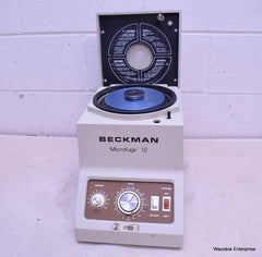 BECKMAN MICROFUGE 12 LABORATORY CENTRIFUGE MODEL 12