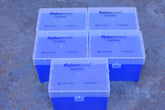 5 FISHER SCIENTIFIC SUREONE PIPET TIPS CASE 1000-1250UL EMPTY HINGED RACKS 02-70