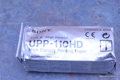2 SONY UPP-110HD TYPE II HIGH DENSITY PRINTING PAPER 110 MMX 20 MM
