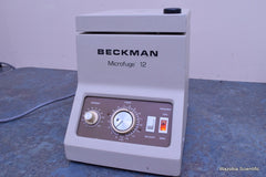 BECKMAN MICROFUGE 12 LABORATORY CENTRIFUGE MODEL 12