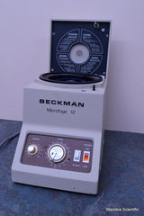 BECKMAN MICROFUGE 12 LABORATORY CENTRIFUGE MODEL 12