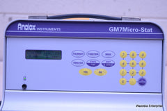 ANALOX INSTRUMENT RAPID MULTI-ASSAY ANALYSER MODEL GM7 MICRO -STAT