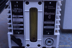 FISHER SCIENTIFIC MAXIMA D4B VACUUM PUMP 01-157-40 HP 1/3 RPM 1725