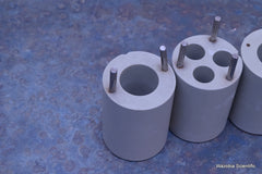 LOT OF 4 CENTRIFUGE SWING ROTOR BUCKETS