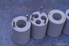 LOT OF 4 CENTRIFUGE SWING ROTOR BUCKETS