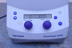 EPPENDORF LABORATORY CENTRIFUGE 5424 NO ROTOR