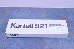 2 KARTELL 921 MICROSCOPE SLIDE SUPPORT  STORAGE  AND DUST COVER