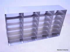 STAINLESS STEEL LABORATORY CRYO STORAGE FREEZER RACK