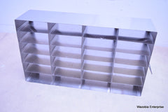 STAINLESS STEEL LABORATORY CRYO STORAGE FREEZER RACK