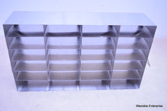 STAINLESS STEEL LABORATORY CRYO STORAGE FREEZER RACK