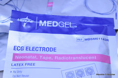 MEDLINE MEDGEL ECG ELECTRODE NEONATAL, TAPE, RADIOTRANSLUCENT